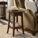 Sylvie Chestnut Round Accent Table
