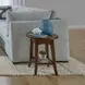 Sylvie Chestnut Round Accent Table