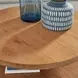 Millwork Rustic Umber and Black Round Coffee Table