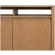 Millwork Rustic Umber and Black 92" TV Stand with USB Charging