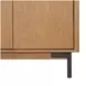 Millwork Rustic Umber and Black 92" TV Stand with USB Charging