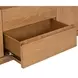 Millwork Rustic Umber and Black 76" TV Stand with USB Charging