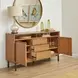 Millwork Rustic Umber and Black 2 Door Sideboard
