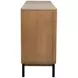 Millwork Rustic Umber and Black 2 Door Sideboard