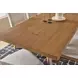 Millwork Rustic Umber and Black 90" Rectangular Dining Table