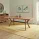 Millwork Rustic Umber and Black 90" Rectangular Dining Table