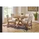 Millwork Rustic Umber Round Dining Room Set