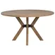 Millwork Rustic Umber Round Dining Room Set