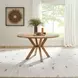 Millwork Rustic Umber Round Dining Room Set