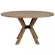 Millwork Rustic Umber Round Dining Room Set