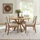 Millwork Rustic Umber Round Dining Room Set