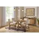 Millwork Rustic Umber Round Dining Room Set