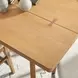 Millwork Rustic Umber and Black 76" Rectangular Friendship Table