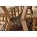 Millwork Rustic Umber and Black 76" Rectangular Friendship Table