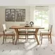 Millwork Rustic Umber and Black Dining Room Set