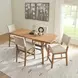 Millwork Rustic Umber and Black Dining Room Set
