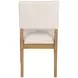 Millwork Cream Performance Fabric Upholstered Dining Chair Set of 2