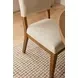 Millwork Cream Performance Fabric Upholstered Dining Chair Set of 2