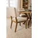 Millwork Cream Performance Fabric Upholstered Dining Chair Set of 2