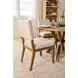 Millwork Cream Performance Fabric Upholstered Dining Chair Set of 2