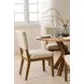 Millwork Cream Performance Fabric Upholstered Dining Chair Set of 2