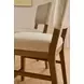 Millwork Off White Performance Fabric Upholstered Counter Height Chair Set of 2