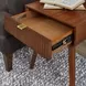 Ludwig Warm Walnut Square End Table