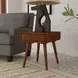 Ludwig Warm Walnut Square End Table