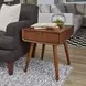 Ludwig Warm Walnut Square End Table