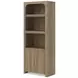 Dovander Warm Brown 2 Door Display Cabinet