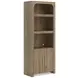 Dovander Warm Brown 2 Door Display Cabinet