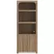 Dovander Warm Brown 2 Door Display Cabinet