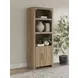 Dovander Warm Brown 2 Door Display Cabinet