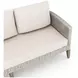 Carezza Taupe and Natural Upholstered 5 Piece Conversation Set