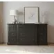 Atrium Black 12 Drawer Dresser