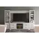 Willowton Whitewash 4 Piece Entertainment Center with Electric Fireplace and LED