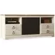 Willowton Whitewash 4 Piece Entertainment Center with Electric Fireplace and LED