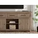 Garistyn Natural Rustic 73" XL TV Stand with Fireplace Option