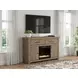 Garistyn Brown 62" TV Stand with Electric Fireplace
