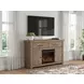 Garistyn Natural Rustic 62" TV Stand with Electric Fireplace