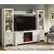Bellaby Whitewash 4 Piece Entertainment Center with 7 Level Electric Fireplace