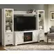 Bellaby Whitewash 4 Piece Entertainment Center with 7 Level Electric Fireplace