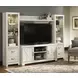 Bellaby Whitewash 4 Piece Entertainment Center with 7 Level Electric Fireplace
