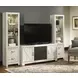 Bellaby Whitewash 4 Piece Entertainment Center with 7 Level Electric Fireplace