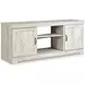 Bellaby Whitewash 4 Piece Entertainment Center with LED