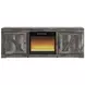 Wynnlow Gray 63" TV Stand with Electric Fireplace and 2 Doors