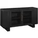 Reid Black 2 Door Server with USB Charging