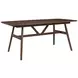 Miller Warm Walnut Spacious Rectangular Dining Table