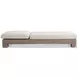 Trieste Pampas And Cream Outdoor Chaise