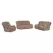 Bruno Plush Tobacco Reclining Living Room Set